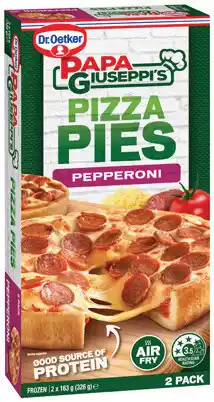 IGA Dr Oetker Papa Giuseppi’s Pizza Pies Pepperoni offer
