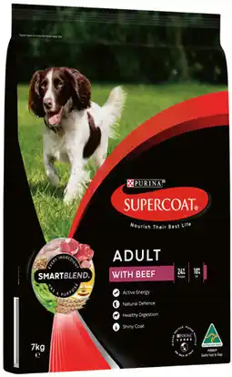 IGA Supercoat Smart Blend Dry Dog Food 6.7‐7kg Selected Varieties offer