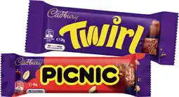 IGA Cadbury Medium Bar 30‐50g Selected Varieties offer