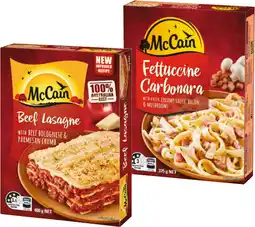 IGA McCain Red Box Frozen Meal Selected Varieties offer