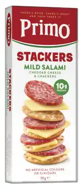IGA Primo Stackers 45‐57g Selected Varieties offer