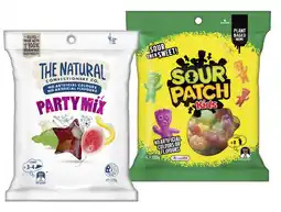 IGA The Natural Confectionery Co. 180‑230g, Sour Patch Kids Bag 190g or Pascall Lollies 180‑300g offer