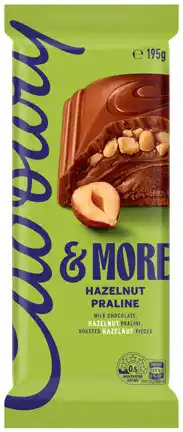 IGA Cadbury & More Hazelnut Praline Chocolate Block offer