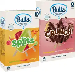 IGA Bulla Ice Cream Sticks 8‑14 Pack Selected Varieties offer