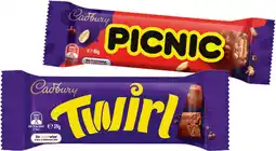 IGA Cadbury Medium Bars 30‑50g Selected Varieties offer
