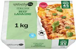 IGA Community Co Italian Meals Selected Varieties offer