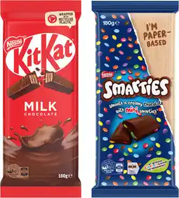 IGA Nestlé Chocolate Block 118‑180g Selected Varieties offer