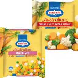 IGA Birds Eye Snap Frozen Vegetables Selected Varieties offer