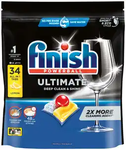 IGA Finish Ultimate Dishwashing Tablets Lemon offer