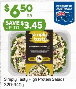 Foodland Simply Tasty High Protein Salads offer