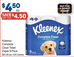 Foodland Kleenex Complete Clean Toilet Paper offer