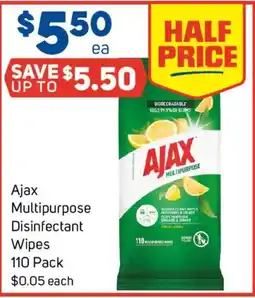 Foodland Ajax Multipurpose Disinfectant Wipes offer
