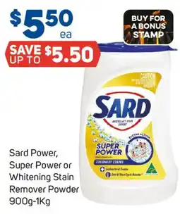 Foodland Sard Power Super Power Whitening Stain Remover Powder offer