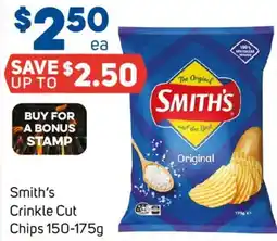 Foodland Smith's Crinkle Cut Chips offer