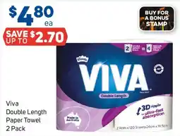 Foodland Viva Double Length Paper Towel offer