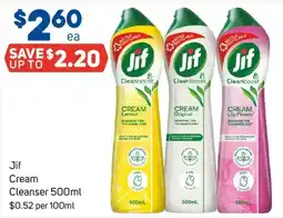 Foodland Jif Cream Cleanser offer