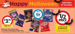 Coles Mars Fun Size, Nestlé Mini or Cadbury Sharepack offer