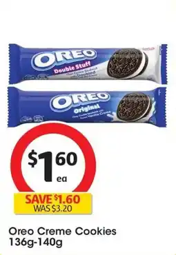 Coles Oreo Creme Cookies offer