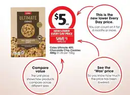 Coles Coles Ultimate Cookies offer