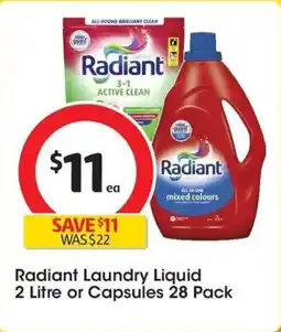 Coles Radiant Laundry Liquid offer