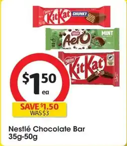 Coles Nestlé Chocolate Bar offer