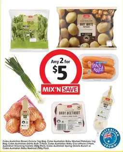 Coles Coles Australian Baby Cos Lettuce offer