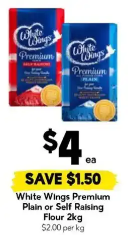 Drakes White Wings Premium Plain or Self Raising Flour offer