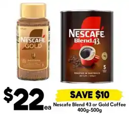 Drakes Nescafe Blend 43 or Gold Coffee offer