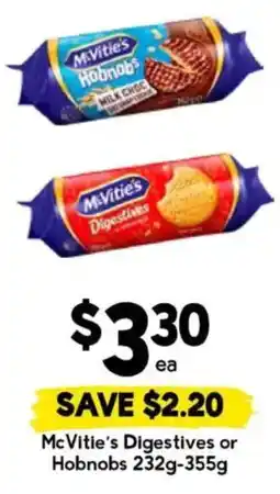 Drakes McVitie's Digestives or Hobnobs offer
