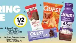 Drakes Quest Protein Milkshake offer
