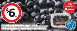 Coles Australian Eureka Blueberries offer