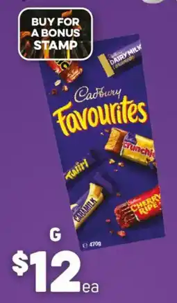 Foodland Cadbury Favourites offer