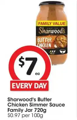 Coles Sharwood's Butter Chicken Simmer Sauce offer