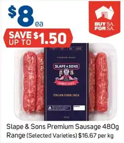 Foodland Slope & Sons Premium Sausage offer