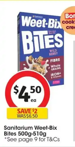 Coles Sanitarium Weet-Bix Bites offer