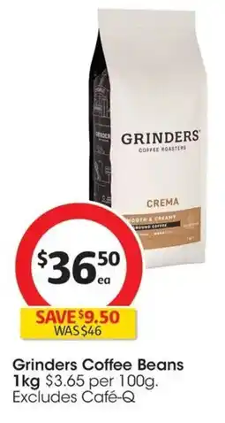 Coles Grinders Coffee Beans offer