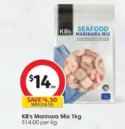 Coles KB's Marinara Mix offer