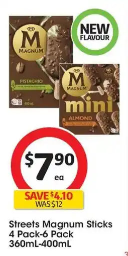 Coles Streets Magnum Sticks offer