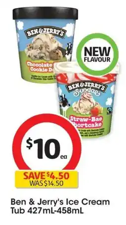 Coles Ben & Jerry's Ice Cream offer