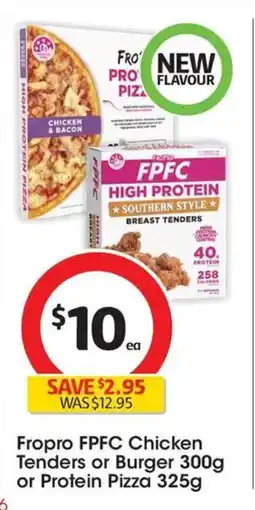 Coles Fropro FPFC Chicken Tenders or Burger offer