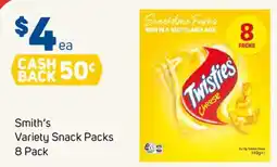 Foodland Smith's Variety Snack Packs offer