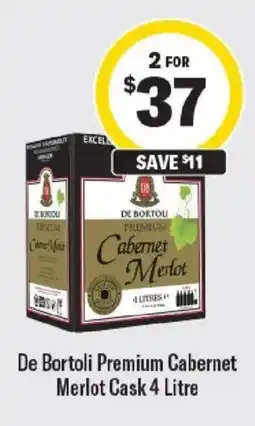 Liquorland De Bortoli Premium Cabernet Merlot Cask offer