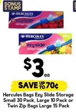 Drakes Hercules Bags Ezy Slide Storage offer