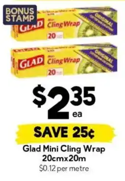 Drakes Glad Mini Cling Wrap offer
