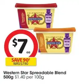 Coles Western Star Spreadable Blend offer