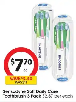 Coles Sensodyne Soft Daily Care Toothbrush offer