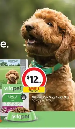 Coles Vitapet Dry Dog Food offer