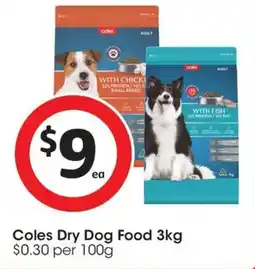 Coles Coles Dry Dog Food offer