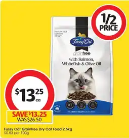 Coles Fussy Cat Grainfree Dry Cat Food offer