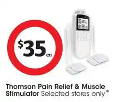 Coles Thomson Pain Relief & Muscle Stimulator offer